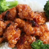 General Tso'S Chicken · Over Rice. Spicy.