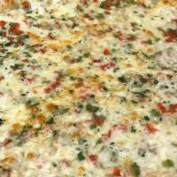 White Pie With Broccoli · Ricotta, pecorino cheese, broccoli and mozzarella.