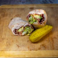 Chipotle Club Wrap · Roast Turkey, Crispy Bacon, Avocado, Lettuce, Tomato, Chipotle Gourmaisse