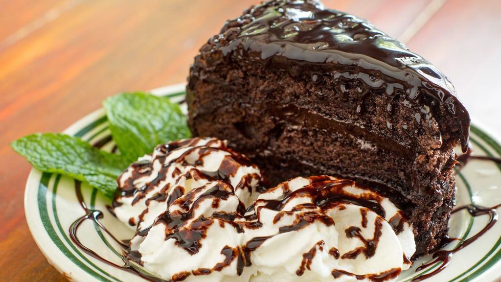 Triple Layer Chocolate Fudge Cake · A chocolate lover's dream.