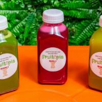 Detox Bundle · 3 juices to go style with twist cap
Greens 1: cucumber, apple, celery, lemon. spinach, kale
...