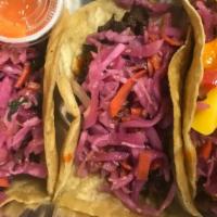 Kimchi Taco Deal · Any 3 tacos, choose either toasted 100% non-GMO, no additives, no preservative and gluten fr...