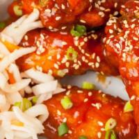 5 Pc Wings - Korean Fried Chicken · Sweet potato starch and rice flour, double crisp (choose flavor)