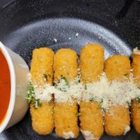 Mozzarella Sticks · Amatricana Sauce