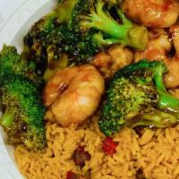 Shrimp With Broccoli Or Mixed Veg · 