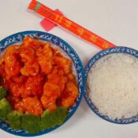 General Tso'S Chicken · Hot and spicy. Boneless chicken chunks, marinated and quickly fried all is than sautéed with...
