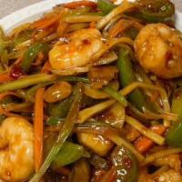 Hot Spicy Shrimp · Hot and spicy. 10 pieces Shrimp
