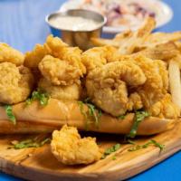 Crispy Fried Shrimp Roll  · Shrimply fabulous! Tasty and crispy breaded shrimp stuffed in a grilled brioche roll with sh...
