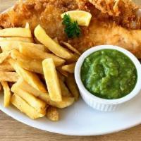 Fish & Chips · Two pieces.