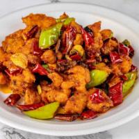 Dry Pepper Chicken · Spice Level 8.