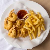 Fried Shrimp Basket (8Pc) · When it comes to fried jumbo shrimp, nobody does it better. Served with cocktail sauce and a...