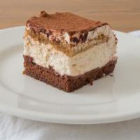 Tiramisu · Layers of ladyfingers soaked in Kahlua on top of a layer of heavenly mascarpone and topped w...