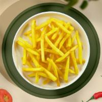 The Cult Cut Fries · Hand cut Idaho potatoes fried until golden brown and dusted with sea salt. Served with ketch...