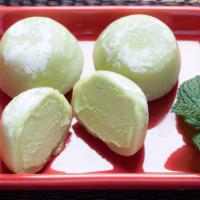 Green Tea Mochi Ice Cream · 