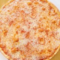 Classic Ny Cheese Pie (By The Slice) · Mozzarella cheese and seasoned tomato sauce on a NY style thin crust.
