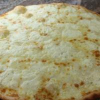 White · Mozzarella and ricotta cheeses.