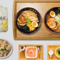 Supreme Combo / 套餐B2 · For two. Kyushu Tokyo tonkatsu shouyu ramen, miso ramen, popcorn chicken, Japanese cherry bl...