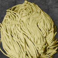 Straight Noodle / 直面 · With a light-flavored soup base, the straight noodle allows you to immediately feel the bite...