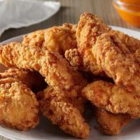Chicken Tenders (9 Pieces) · Three dips.