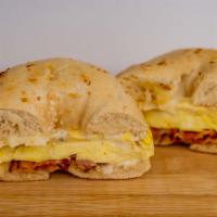 Egg Sandwich With Cheese & Bacon · 
