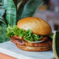 Beyond Burger · Beyond Meat Patty, Lettuce, Tomato, Onion, Vegan American Cheese, OG Sauce, Vegan Bun