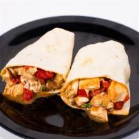 Fresh Mozz Rrp Wrap · Grilled chicken, roasted red peppers, fresh basil, fresh mozzarella, balsamic.