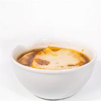 French Onion Soup · Made from scratch in our kitchen daily.