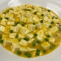 Sautted Tofu With Salted Egg Yolk · 