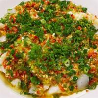 Boiled Fish With Chopped Pepper  · 