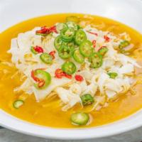 Beef Tripe With Green And Red Chili · 