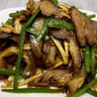 Preserved Pork With Baby Bamboo Shoots · 