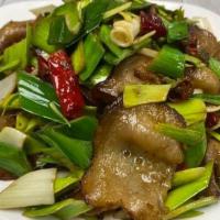 Preserved Pork With Garlic Sprouts · 