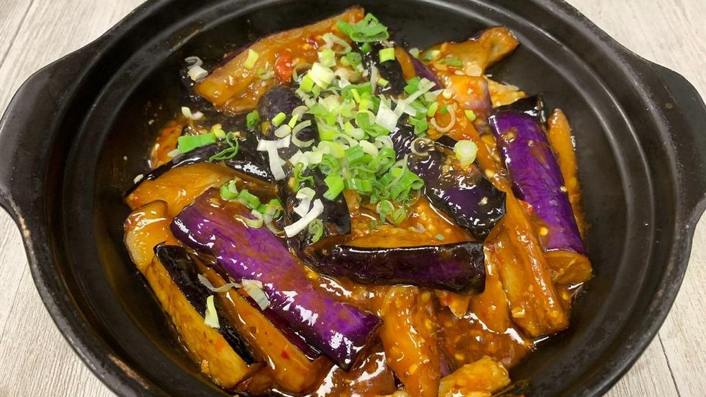 Sauteed Eggplant With Spicy Garlic Sauce · Spicy.