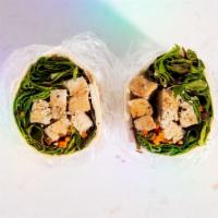 Asian Salad Wrap · Mixed Greens, Shredded Carrot, Chinese Noodles, Asian Vinaigrette, Flour Wrap