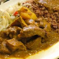 Curry Goat Meal · A Jamaican classic in curry seasoning