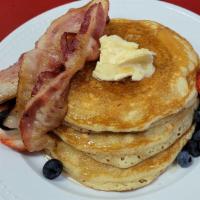 Pancake With Meat · Bacon, ham, or sausage.