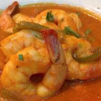 Camarones A La Criolla / Shrimp In Creole Sauce · 