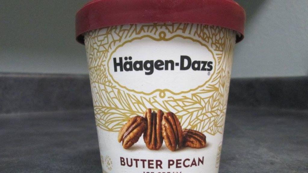 Häagen-Dazs Butter Pecan Ice Cream · Creamy, Häagen-Dazs butter pecan flavored ice cream.