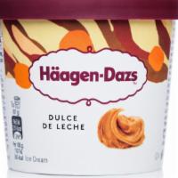 Häagen-Dazs Dulce-De-Leche Ice Cream · Creamy, Häagen-Dazs dulce-de-leche flavored ice cream.