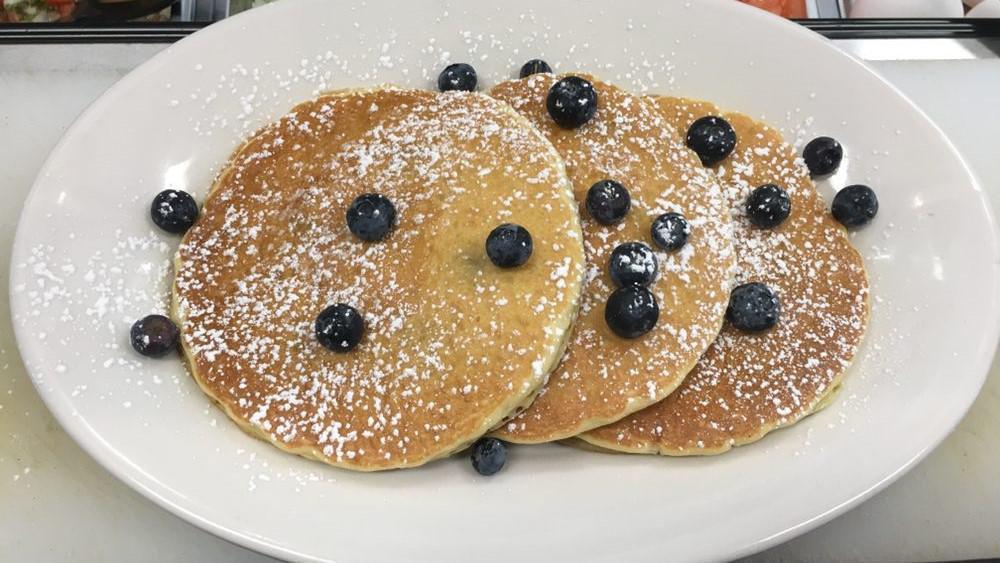 Fresh Blueberry Pancakes · 