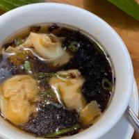 Wonton Soup · Pork wonton.