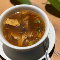Hot And Sour Soup · Vegan. Spicy.