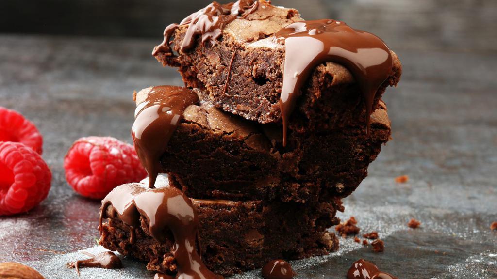 Brownie With Nutella · Warm brownie filled with Nutella.