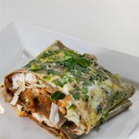 Bings · The OG. Jian Bing is a traditional Chinese savory crepe with egg, green onions, cilantro, bl...