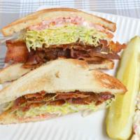 Classic Blt Sandwich · Bacon, lettuce and tomato.