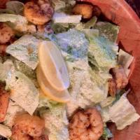 Caesar Salad · Romaine lettuce, crunchy garlic croutons, and Parmesan cheese. Add chicken or shrimp for an ...