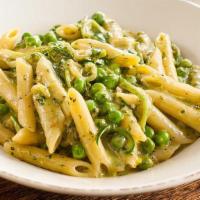 Penne Pesto · roasted vegetables, basil pesto, parmesan