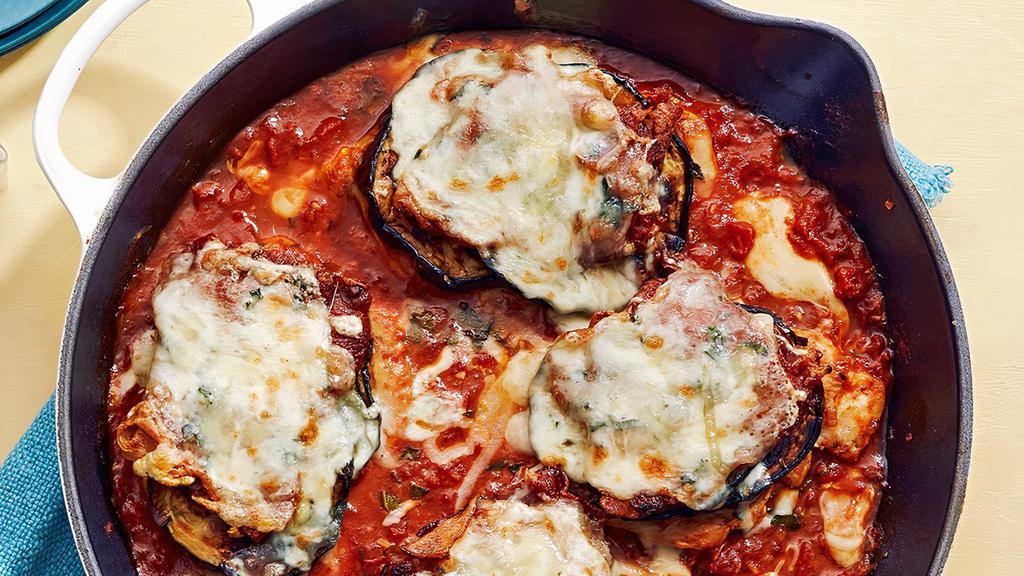 Chicken Sorrentino · Prosciutto, eggplant and fresh mozzarella
