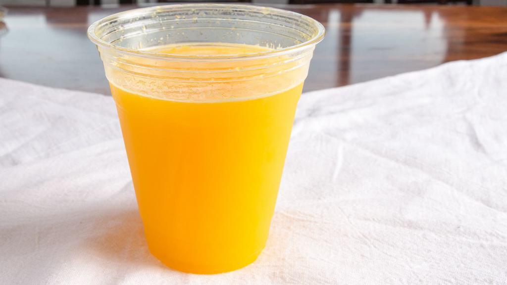 Fresh Squeezed Orange Juice  (16 Oz.) · Fresh squeezed orange juice.