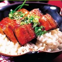 Eel Don (Unagi) 장어덮밥 · Grilled eel with sweet house sauce over rice